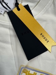 Rhude Roadway Racing Vintage White S/S T-Shirt Oversized Medium *New with Tags*