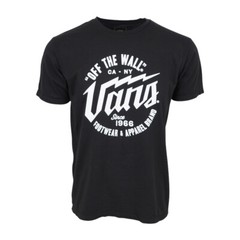 VANS MENS BOLT BLACK SS PREMIUM T SHIRT NEW