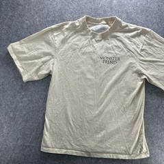 Monster Trend Shirt Mens XL Beige Graphic Swimmer Back Print Casual Streetwear