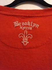 Y2K Embroidered Brooklyn Express Tshirt Men Size XL Vintage Streetwear Skater