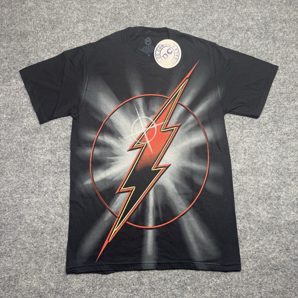 DC Comics The Flash Black T-shirt Size Small NWT