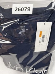 Calvin Klein Men’s Logo T-Shirt Navy Blue Size S Cotton Blend Crew Neck Tee. NEW