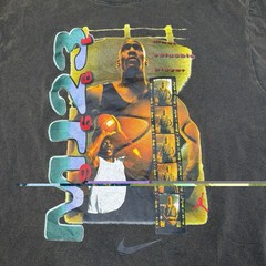 Air Jordan MJ23 1996 Graphic Washed Black Olive T-Shirt Size Small NBA Nike USA