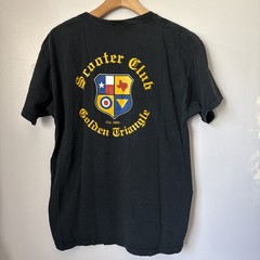 Golden Triangle Scooter Club 2006 Cotton Black Short Sleeved T-Shirt Men’s L