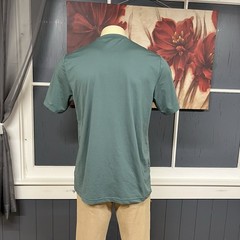 Travis Mathew Tee T-Shirt Mens Sz Large Athletic Fit Performance Stretch Green