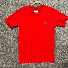 Adidas Shirt Men M Red Ultimate Tee Round Neck Short Sleeve Streetwear