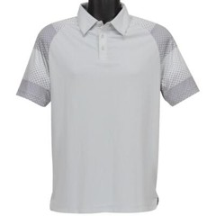 Oakley Dot Sleeves Polo Mens Size S Small Lunar Rock Light Grey Casual Tee Shirt