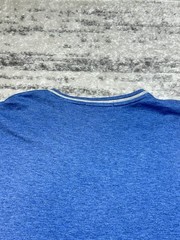 Raffi Shirt Mens 2XL Blue Trim V Neck Tee 100% Cotton Soft Lightweight