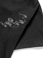 Niepce Kirin Embroidered Tee Japanese Streetwear T-Shirt for Men