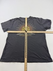 Vissla Shirt Mens Large Gray Surf Co Sun Graphic Pocket Tee Offshore Pleasures