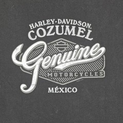 Harley Davidson Graphic T-Shirt Mens Medium Tall Black Antique Motorcycle Mexico