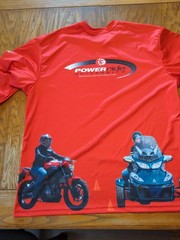 NWT The Sports Shirt Company Powerride University Red XXL Long Sleeve Shirt
