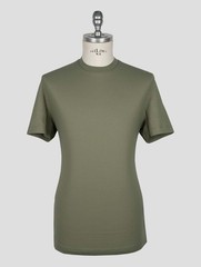 NEW KIRED GREEN COTTON T-SHIRT US 44 – EU 54 KRME2