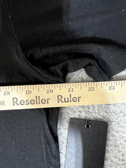 True Religion Metallic TR Seal Graphic Tee – Jet Black – Size Medium – NWT