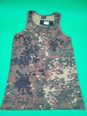 Mil-Tec Flecktarn Camo Tank Top Shirt Size L