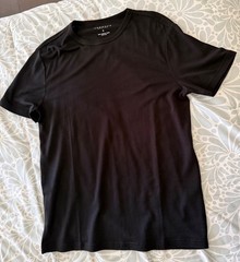 Unbound Merino 100% Superfine Wool T-Shirts Mens Small Lot 2 NWOT Black/ Sedona
