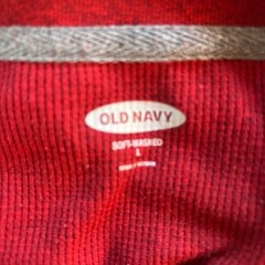 Old Navy Waffle Knit Thermal Shirt Large Cozy Heavyweight Sleep Comfy Relaxed