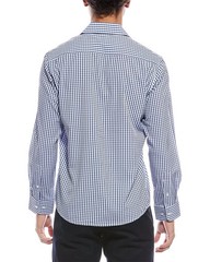 Nautica Men’s Performance Slim Fit Dress Shirt, Blue, XL (17-17.5, 32/33)