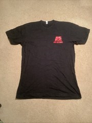 Vintage THE SOPRANOS ON A&E JUST GOT MADE Promo Promotional Black Shirt Large L