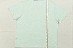 Lucky Brand Men’s V Neck T Shirt Short Sleeve Green Linen Blend Size 3XL NEW