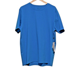 NWT Paisley & Gray Lucas Azure Blue Crewneck Short Sleeve T-Shirt Mens XXL