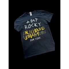 2019 ASAP Rocky Injured Generation Tour Black Tee T Shirt Rap Size Small