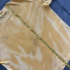 VTG 2000s Aeropostale Blank T Shirt Mens XL Yellow Acid Wash Short Sleeve Y2k
