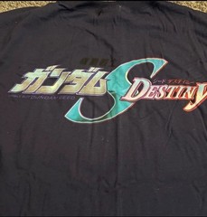 Mobile Suit Gundam SEED Destiny Bandai Anime Promo Shirt 2007