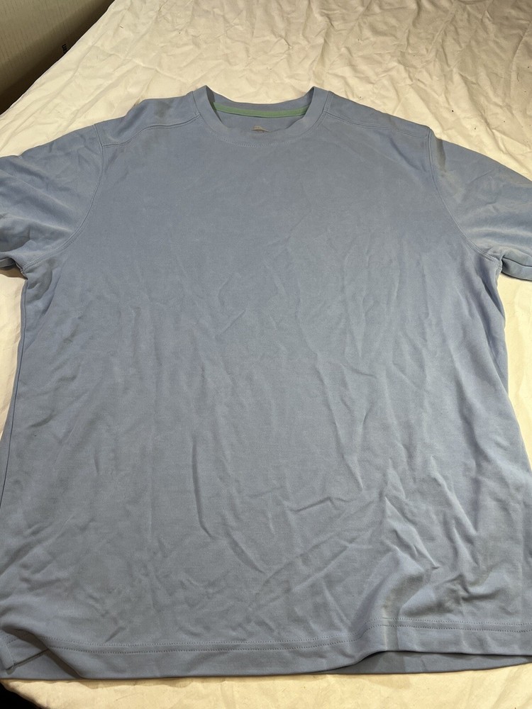 Tommy Bahama Light Blue T Shirt Mens Size XL Super Soft Material
