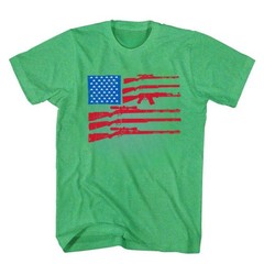 2nd Amendment USA Flag Gun Shirt We the People T Shirt Patriotic Graphic Tee Top