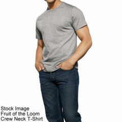 Fruit of the Loom® Big Men’s 4 CREWS TEE 3XL “100% Cotton~Slightly Imperfect”