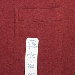 Roundtree & Yorke Men’s Short-Sleeve Shirt L Red Heather Soft-Washed NWT