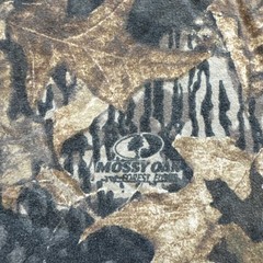 Mossy Oak Shirt Mens L Forest Floor Camo Liberty Bottomland Y2k Vintage