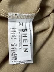 Shein Men Rocket & Letter Graphic Tee Round Neck Size Medium (38)