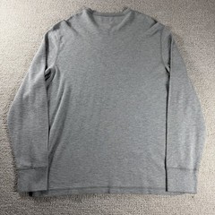 American Eagle Outfitters Long Sleeve Thermal Knit Shirt Gray Men’s Size XXL