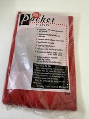 Kmart Pocket T-Shirt Mens XL Red New Vintage 90s Made in USA Cotton Blend Tee