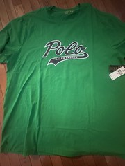 NWT Polo Ralph Lauren 3LT 3XL Tall Men Logo Basic Cotton Tee Tshirt Green
