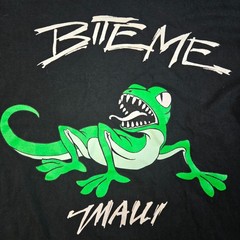 Vintage Y2K Lizard Shirt Mens M Nature Black Maui Short Sleeve Outdoors Animals