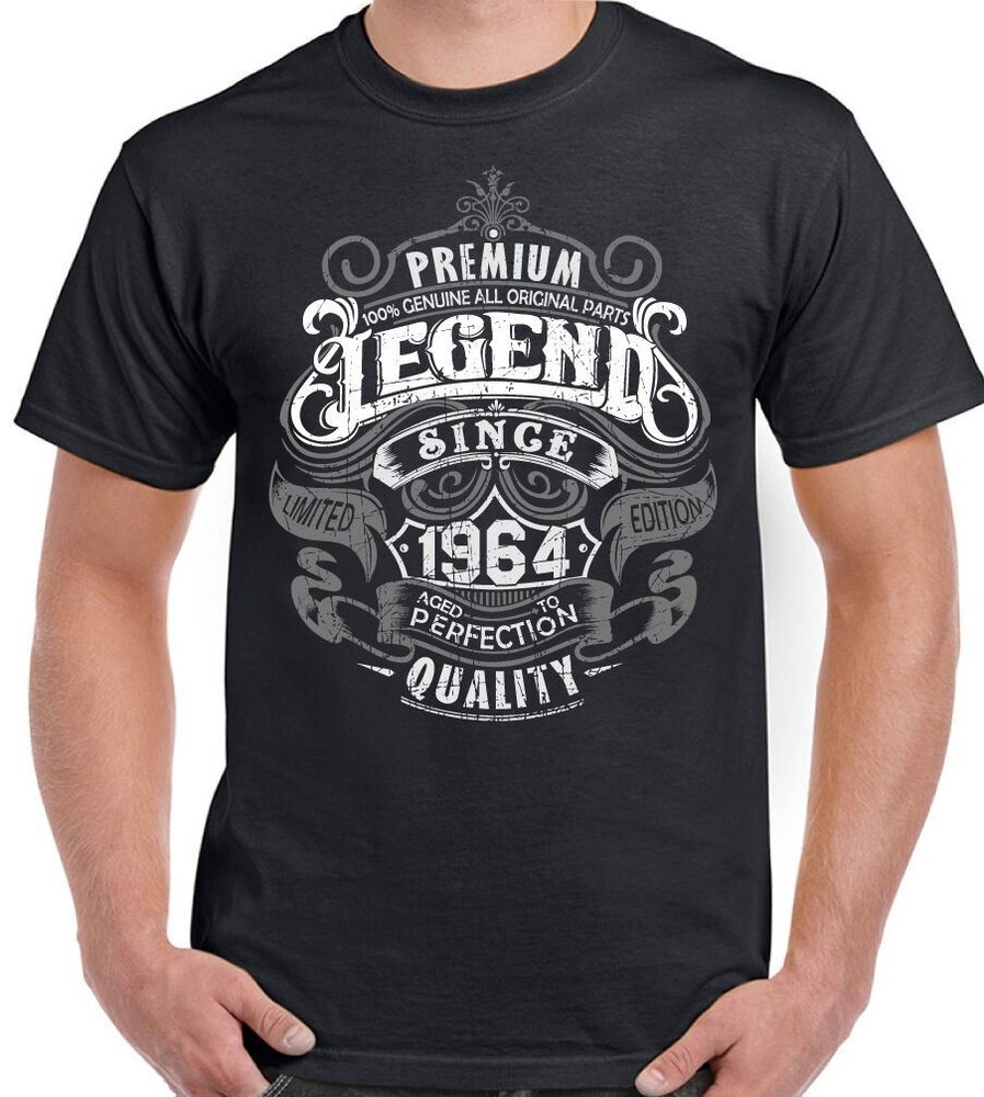 62nd Birthday T-Shirt 1964 Mens Funny 62 Year old Top Premium Legend Since