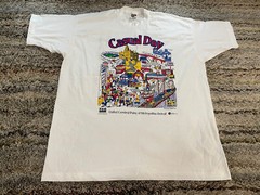Vintage 80s United Cerebral Palsy Casual Day Detroit T-Shirt Mens 2XL Made USA