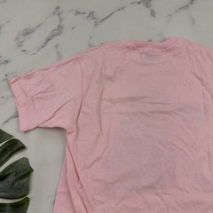 Rail Fair Sacramento Mens Vintage 90s Graphic Tee Size M Pink Train Engine 3751