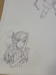 Vtg Y2k Anime /Game Characters Handmade Hand Drawn Single Stitch T Shirt XXL