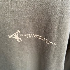Vintage Anvil UCSD Weight Training & Fitness Long Sleeve T-Shirt XL