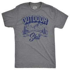 Mens Funny T Shirts Outdoor Sarcastic Camping Hiking Graphic Novelty Tee
