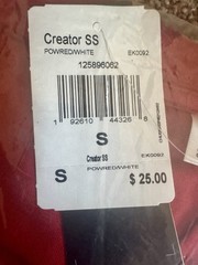 Men’s adidas Creator Short Sleeve T-Shirt – Red Size Small EK0092 New In Bag