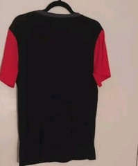 Citi Trends Mens Retro Kicks Jordans T Shirt Tee Black W/ Red Sleeves Size…