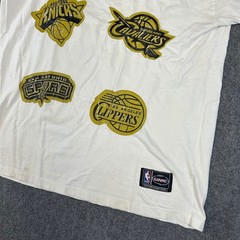 UNK NBA Multi Logo Graphic Shirt Mens XL Lakers Bulls Knicks Cavs Spurs Clippers