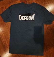 DEFCON 26 T-shirt Size L 2018 Las Vegas Hackers For Charity BlackHat