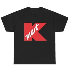 K Mart Black Unisex T Shirt NEW Retro Style 80s Funny shirt Nostalgia Big K