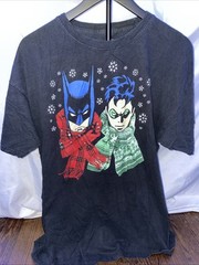 DC Comics Batman and Robin T Shirt MENS SIZE XLARGE BLACK